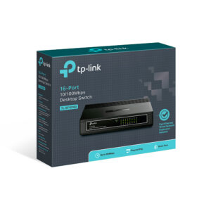 Switch de mesa de 16 Portas 10/100Mbps - TP-LINK