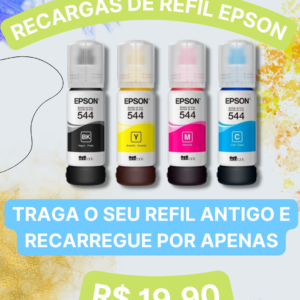 Recarga de Refil para Impressora Epson